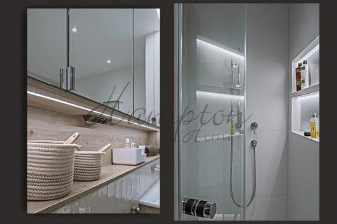 Nowoczesny apartament z dużym balkonem i recepcją