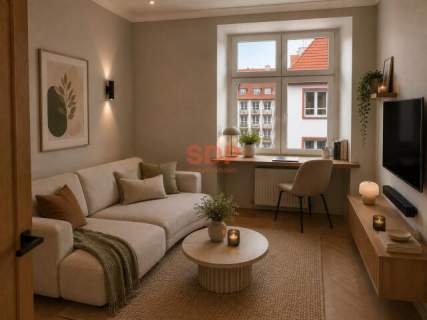 Apartament z wydzieloną sypialnią Cenrum miasta Kamienica z w