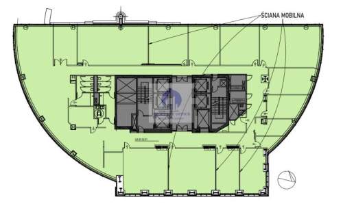 Wola lokal biurowy 1171m2 do wynajęcia