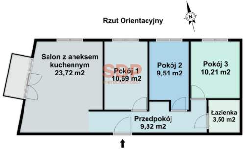 3 osobne sypialnie Balkon Miejsce postojowe Ceglana Park