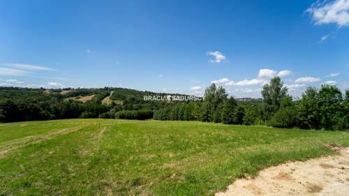 6 arów budowlanej, piękna panorama, Mogilany