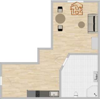 Jasna kawalerka, pet-friendly - Górnych Wałów 4