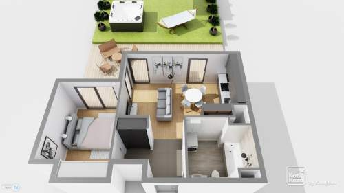 Apartament Premium 2pokoje taras 101m2 NOWE