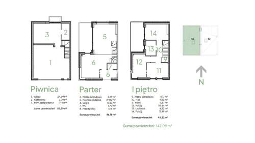 Nowoczesny dom w zielonej okolicy 147m2