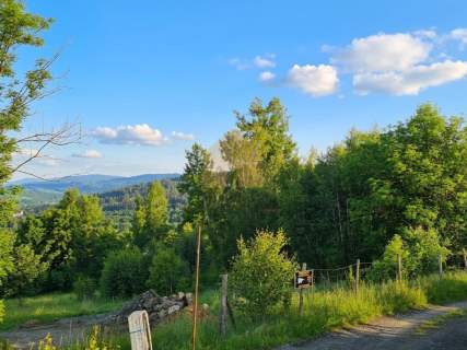 Działka 1370m2 w górach z piękną panoramą gór