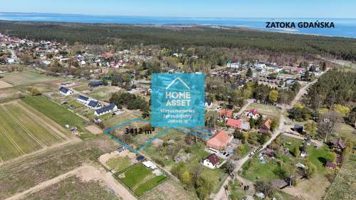 Działka 3412 m Mikoszewo , MPZP, ok. 2 km plaża