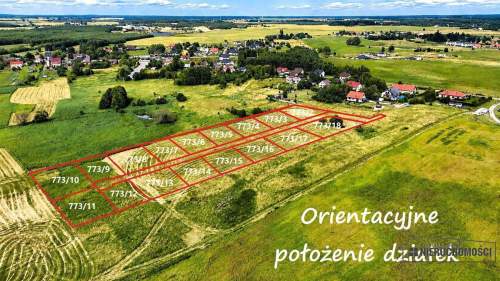 Działki budowlane Raty 0% bez banku Parsęcko