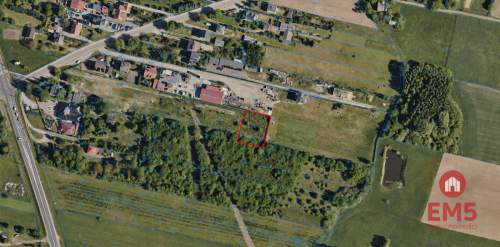Działka budowlana 1200m2 z WZ narożna