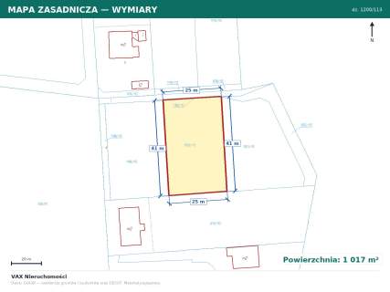 Działka na sprzedaż Mikołów, Bujaków 1 017 m