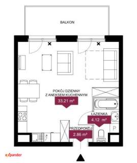 Funkcjonalny apartament z możliwością podziału