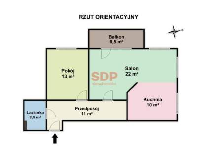 Komfortowe 2 pokoje na Partynicach. Duży balkon, winda z poziomu...