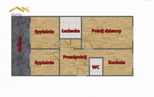 3 pokoje duży balkon MPEC 3 piętro