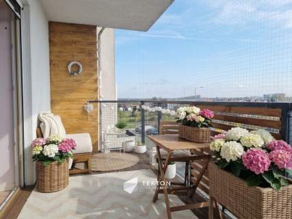 Dwa tarasy 12m2 i 13m2, prywatny parking