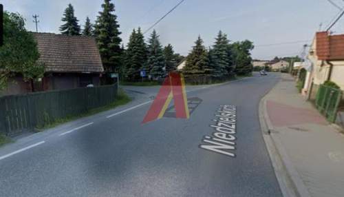 Osiedle budynków w pobliżu Krakowa