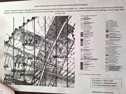 Cicha działka Rościsławice blisko Oborniki, Uraz