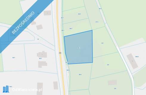 Działka pod 2 domy, 1,4 km od Zalewu Klików   WZ w toku, blisko...