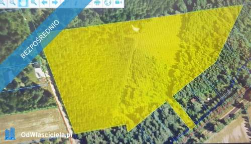 Działka 2,82 ha na sprzedaż Wiluki