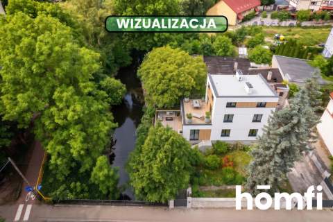 Wolnostojący dom nad rzeką w centrum Ostródy
