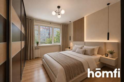 3 pok. mieszkanie, widok na zieleń, duży balkon
