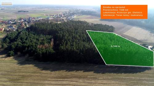 Działka budowlana z lasem dla inwestora