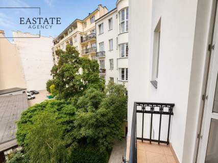 Mokotowska 60m kamienica wys. 3,2 m balkon