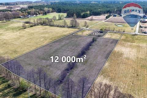 Działka 13 400 m2 z warunkami zabudowy