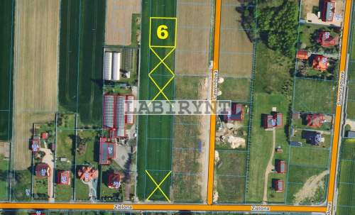 Mykanów, ul. Zielona, 900m2, wymiary 29m x 32m