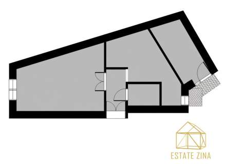 Biuro 53 m2 Kazimierz 3 pokoje Balkon
