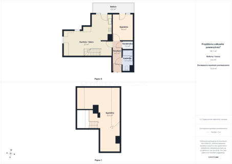 Apartament w sercu Szklarskiej Poręby - 64,28m2