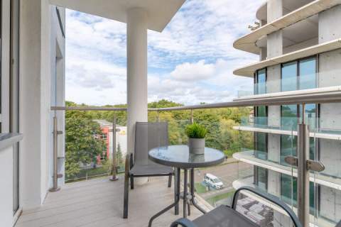Apartament 1 pokojowy z balkonem na 4 piętrze w Hotelu DIVA SPA