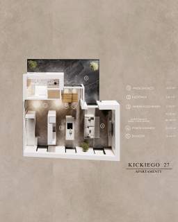 Dwupoziomowe mieszkanie z 2 tarasami Premium