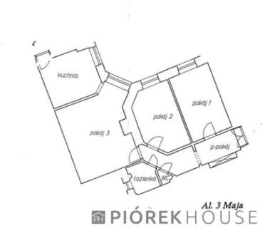3-pokojowe mieszkanie w Śródmieściu