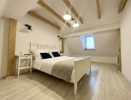 Ochota Filtry/ Kamienica/ Salon z kominkiem