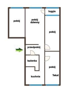 4-pokojowe mieszkanie na os. Szkolnym