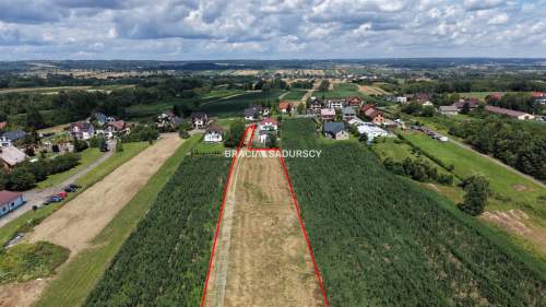 Działka z projektem na 5 bliźniaków