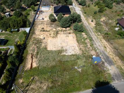 Działka z projektem fundament 1500m2 Wymysłów