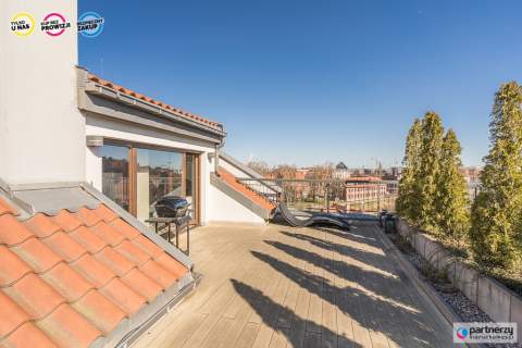 Apartament z panoramicznym widokiem na Motławę