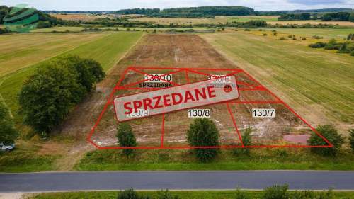 Działka budowlana w Jezierzanach 856 m2 na sprzed