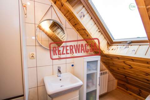 Dom całoroczny z drewna garaż altana