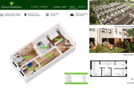 Nowa Pradolina mieszkaniez 2 poziomowe