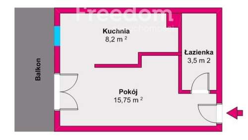 Komfortowa kawalerka na osiedlu Architektów