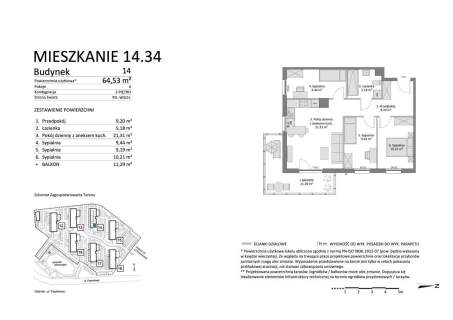 Czteropokojowe Mieszkanie z Balkonem, Łostowice