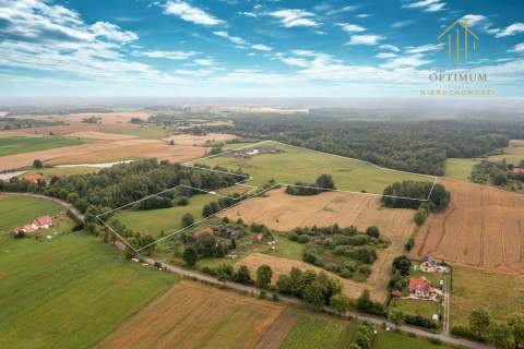 14 działek Purda Pajtuny 3004m2- 4105m2 28zł za m2