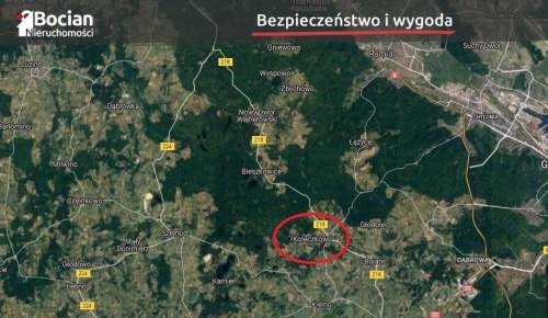 Malownicza działka z dobrym dojazdem do Gdyni 
