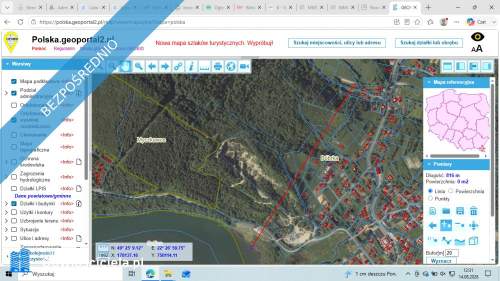 Działka BUDOWLANA 30 ary Bieszczady, Bóbrka, k. SOLINA