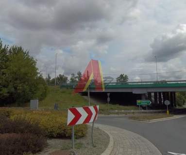 Widoczna działka z autostrady , okolice Lotniska