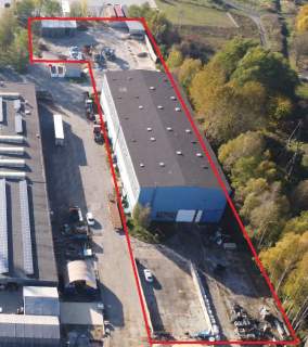 Teren przemysłowy 5500m2, hala 1500m2, rampa, boks