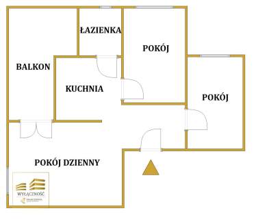 3 pokoje mieszkanie ul. Kryształowa o pow. 72m2