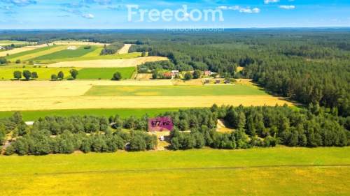 Działka rekreacyjna 677 m Miętkie Mazury MPZP 1ML