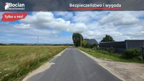 Płaska, słoneczna działka z dobrym dojazdem-Glincz